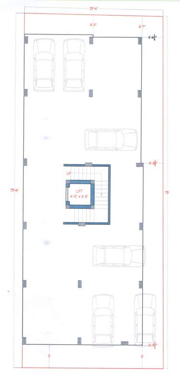  krishna Krishna Cluster Plan For Car Parking