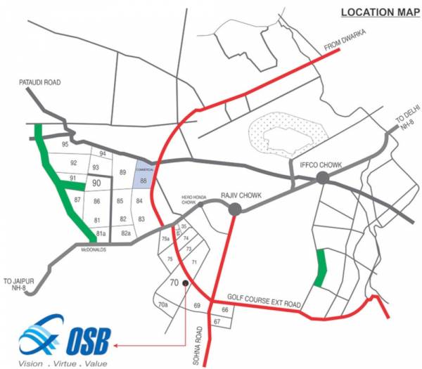  the-venetian Location Plan