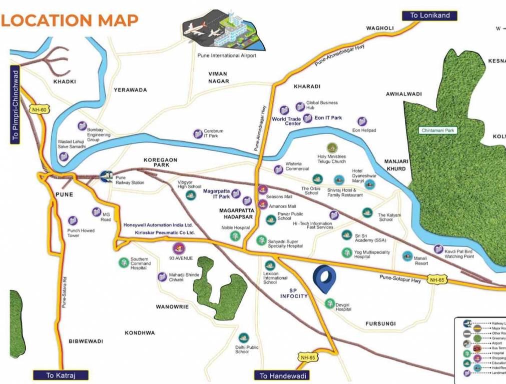  joyville hadapsar annexe phase 6 Location Plan