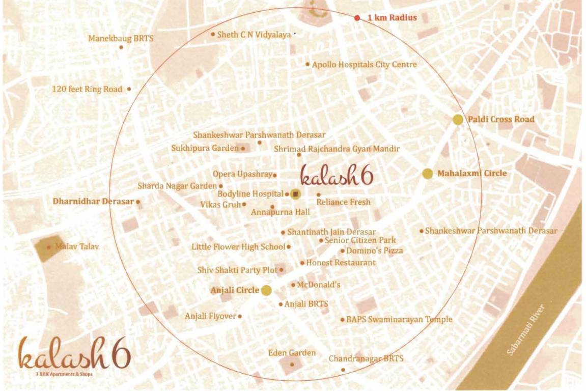  kalash 6 Location Plan