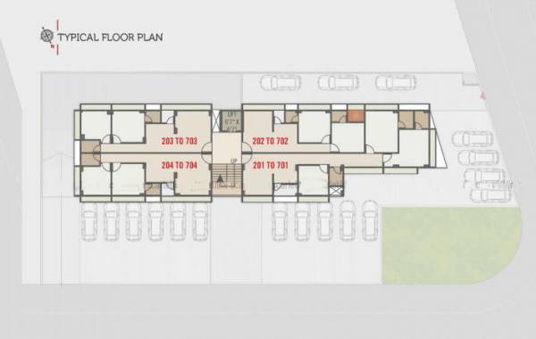  alteza Alteza Typical Cluster Plan