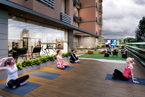  aadhvan-rise Yoga/Meditation Area