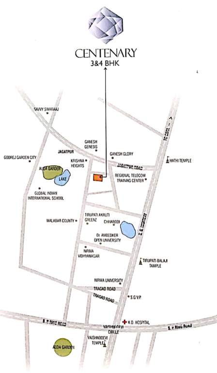  centenary Location Plan