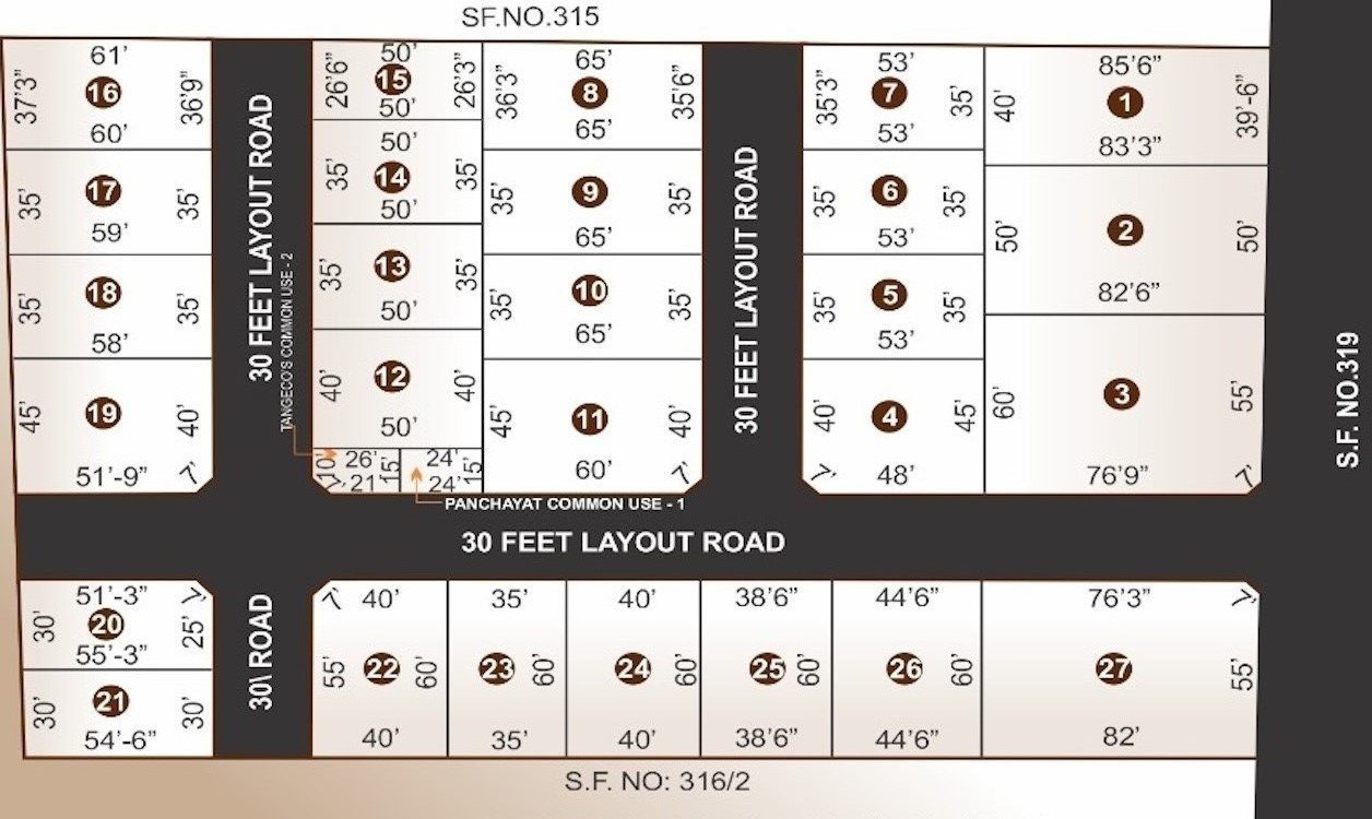 tidal garden Layout Plan