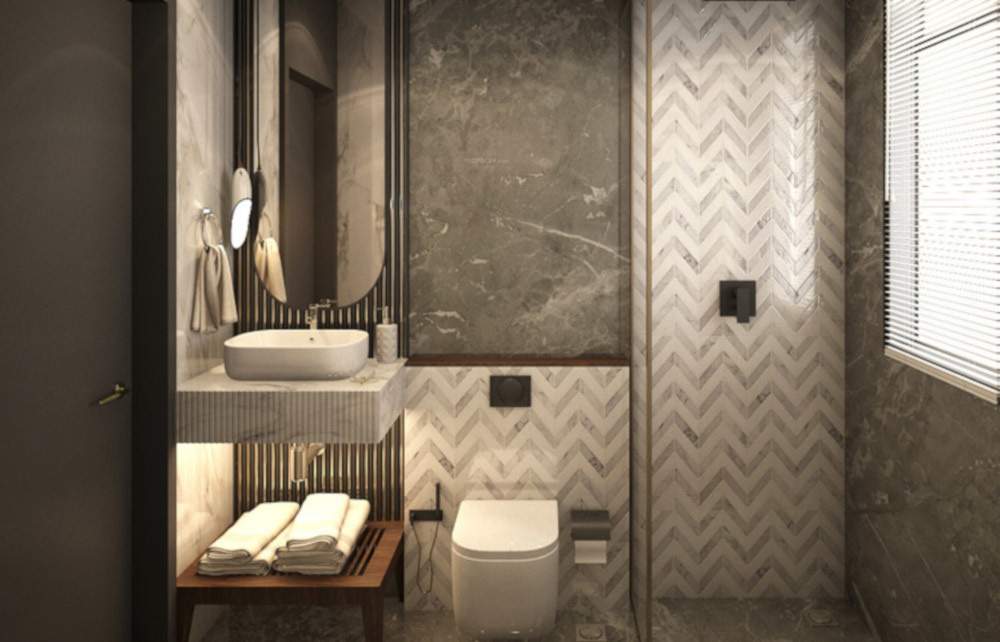  eastern river residency wing f Bathroom