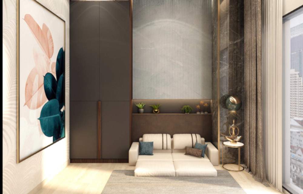  eastern river residency wing f Living Area