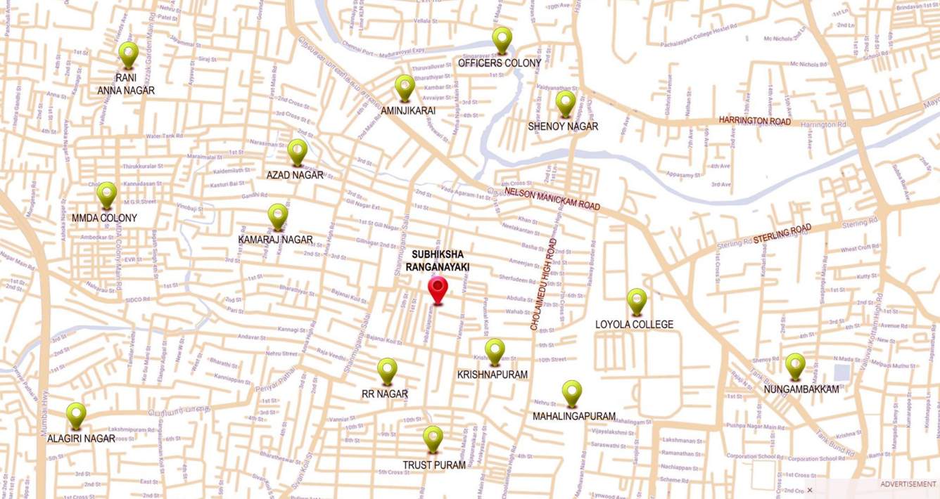 ranganayaki Location Plan