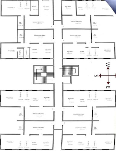  green-oaks Green Oaks Cluster Plan from 1st to 5th Floor