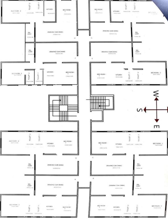  green oaks Green Oaks Cluster Plan from 1st to 5th Floor