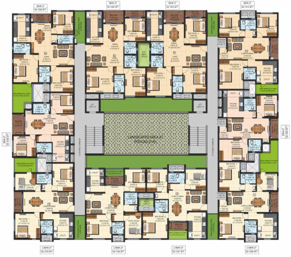  neptune Triton Cluster Plan for 1st Floor
