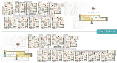  coral Coral Cluster Plan from 1st to 20th Floor
