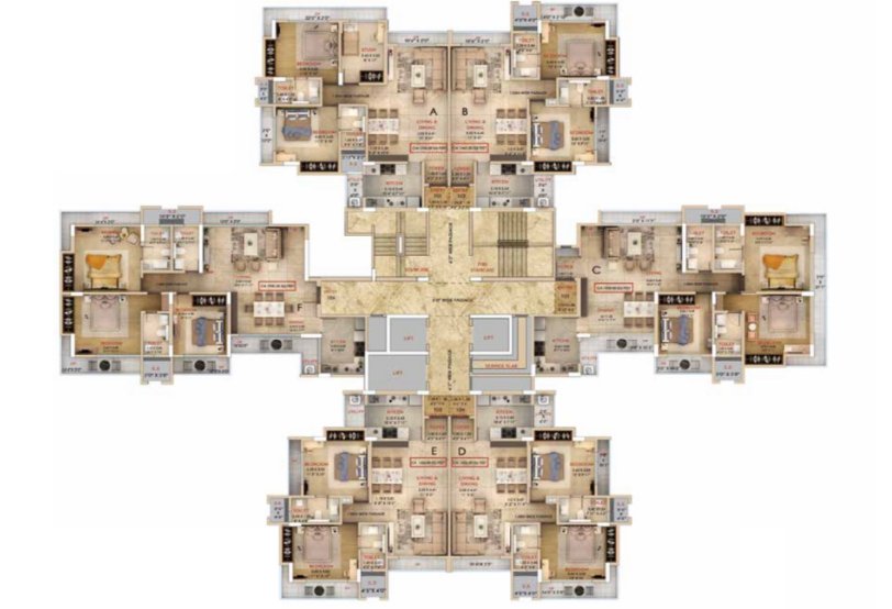  imperial residency Imperial Residency Cluster Plan