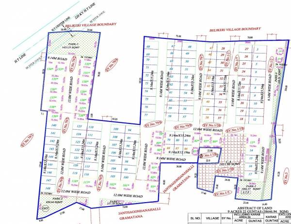  adithya-homes-paradise Layout Plan