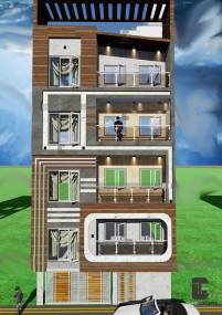 Elevation gulati-dream-home-in-rohini-sec-22 Elevation