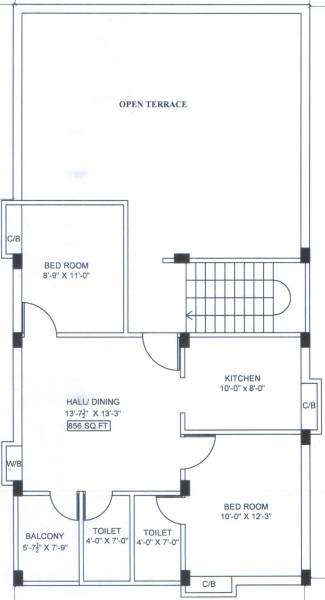  yashoda VS Yashoda Cluster Plan for 3rd Floor