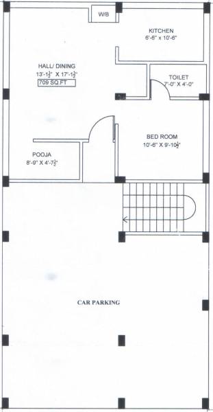  yashoda VS Yashoda Cluster Plan for ground Floor