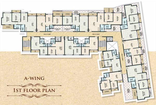  exotica A Wing Cluster Plan for 1st Floor