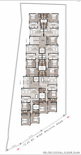  deepa-chsl Deepa CHSL Cluster Plan from 5th to 7th Floor