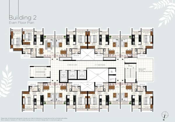  supreme Building No. 2 Even Cluster Plan