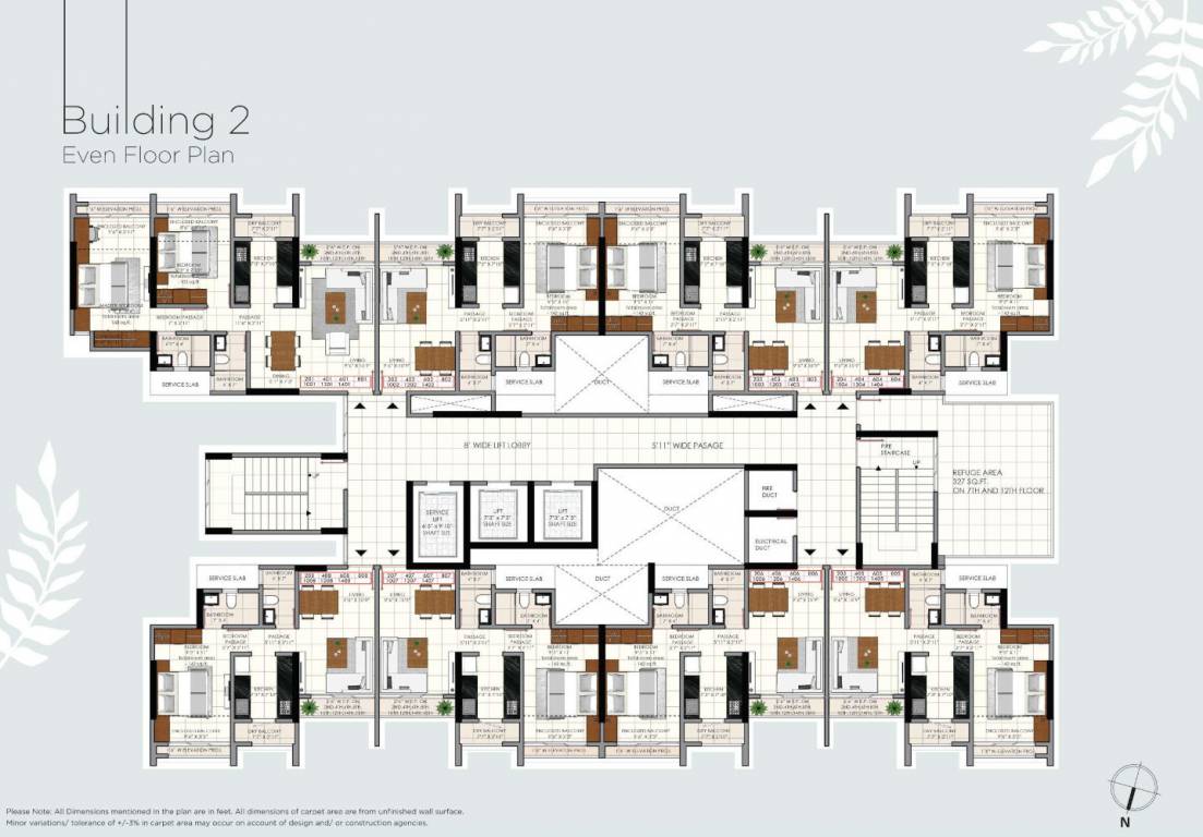 supreme Building No. 2 Even Cluster Plan