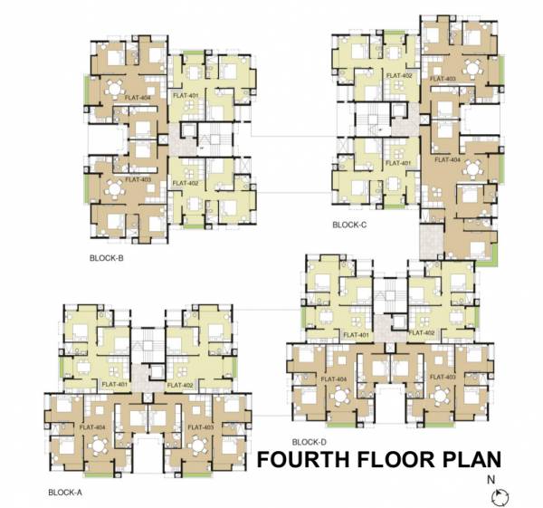  serene A Cluster Plan for 4th Floor