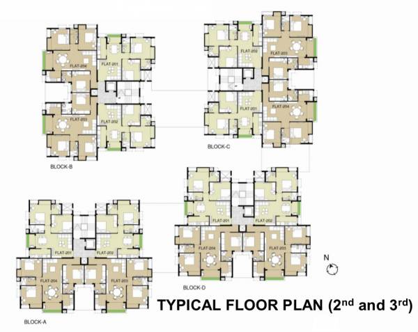  serene A Cluster Plan from 2nd to 3rd Floor