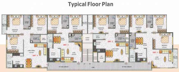  skanda Skanda Cluster Plan For Typical Floor