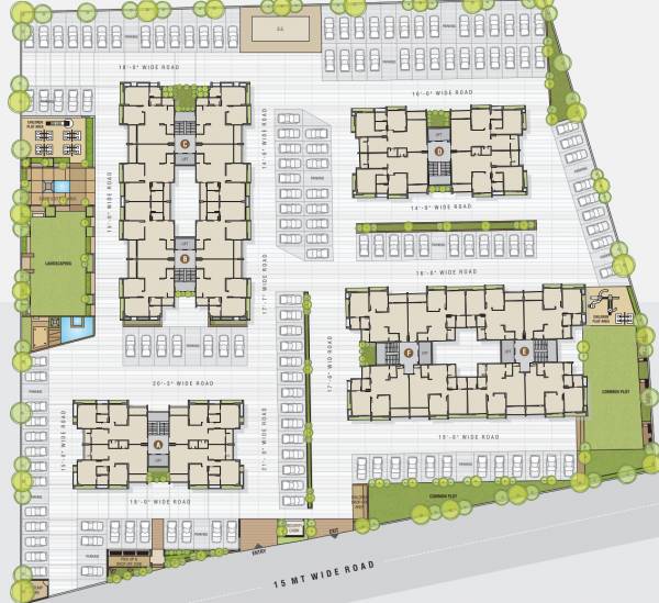  kalasagar-skyz D, E And F Typical Cluster Plan