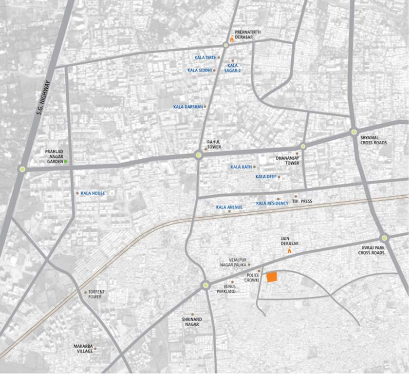  kalasagar skyz Location Plan