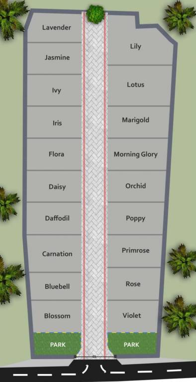  oakwood villas pammal Layout Plan