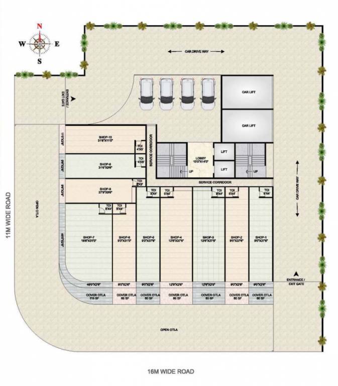  enclave Layout Plan