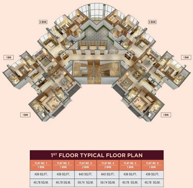  ajmera bliss Building  07 Cluster Plan