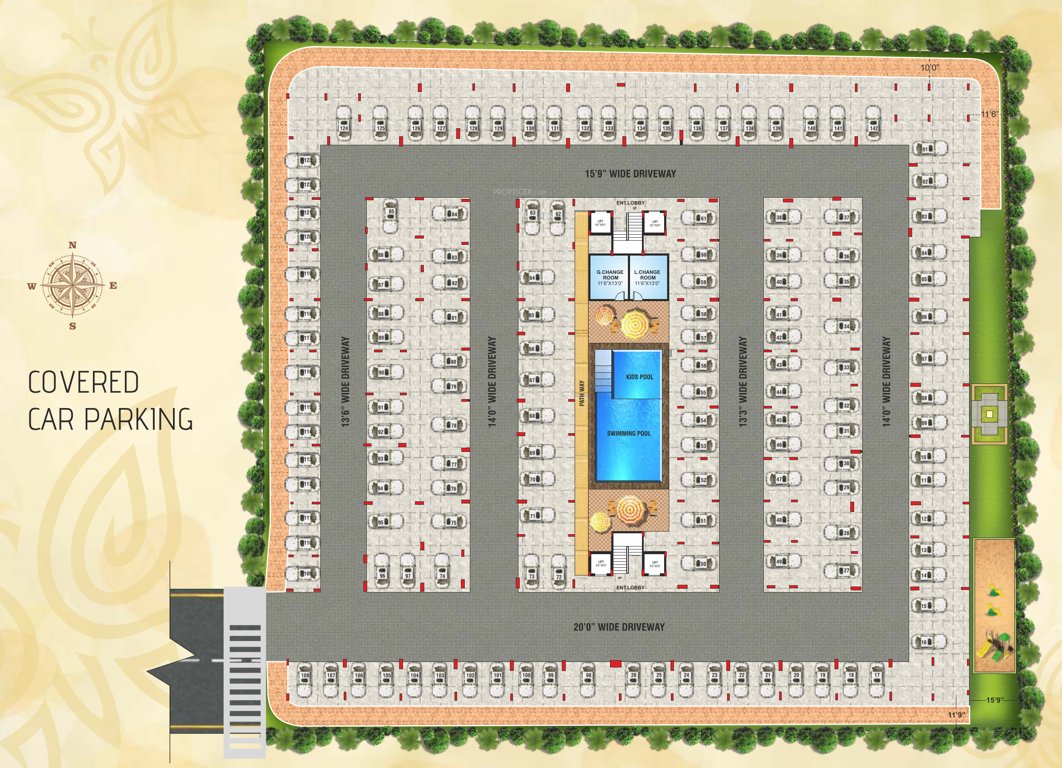  paradise SS Paradise Cluster Plan for ground Floor