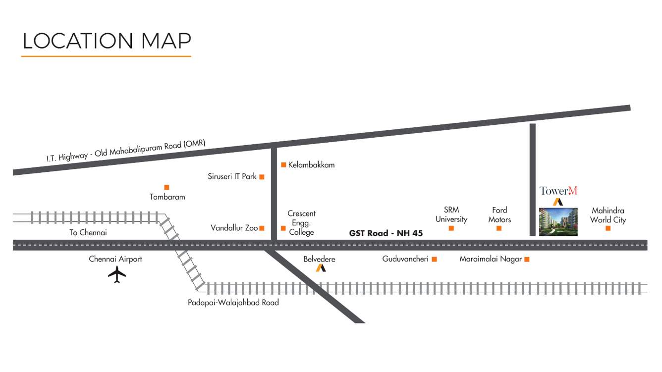  tower m Location Plan