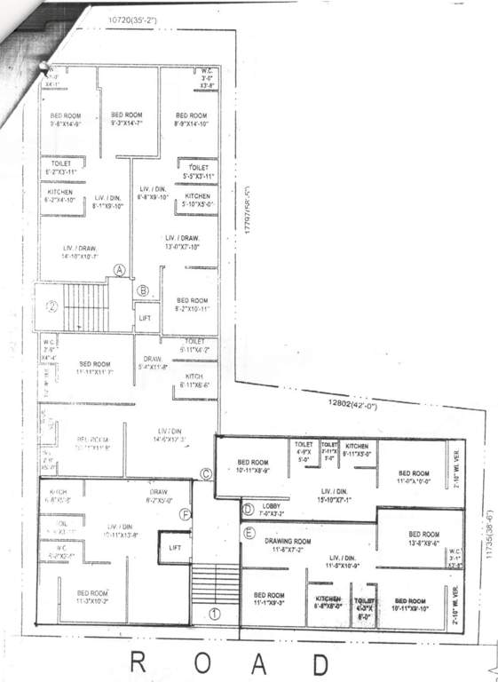  ananda dhara Cluster Plan for 1st Floor
