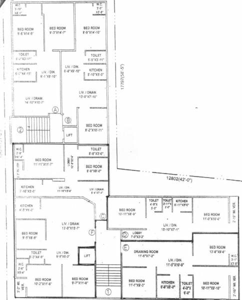  ananda-dhara Cluster Plan for 3rd Floor