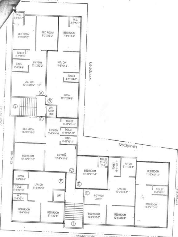  ananda dhara Cluster Plan for ground Floor