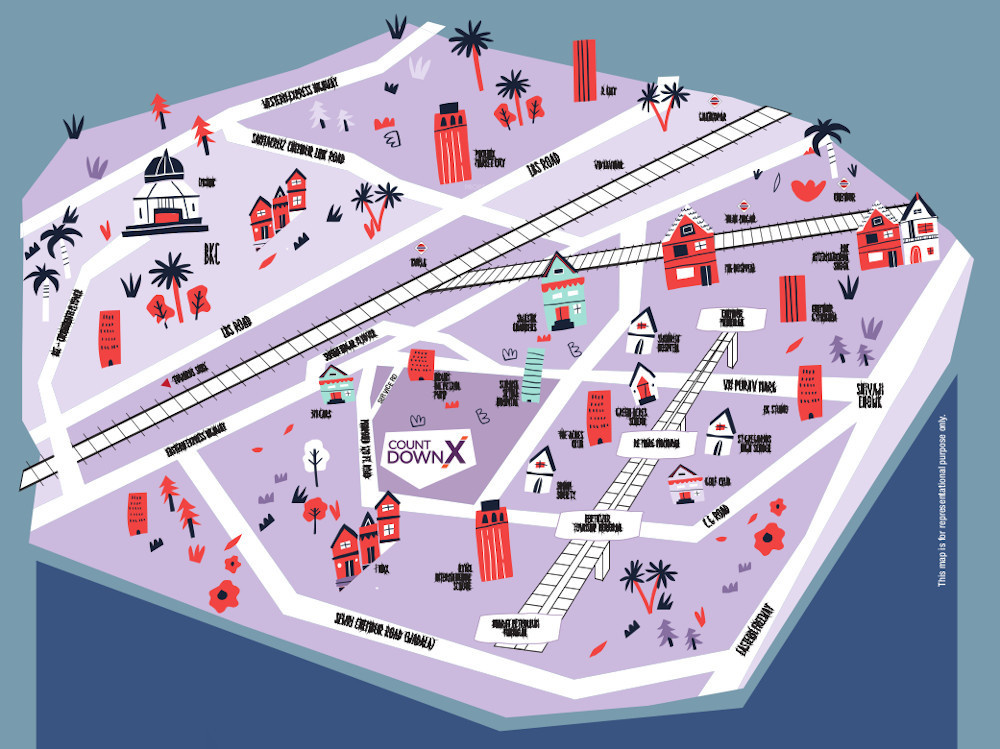  countdown x  Location Plan