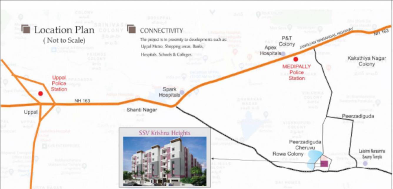  krishna heights Location Plan