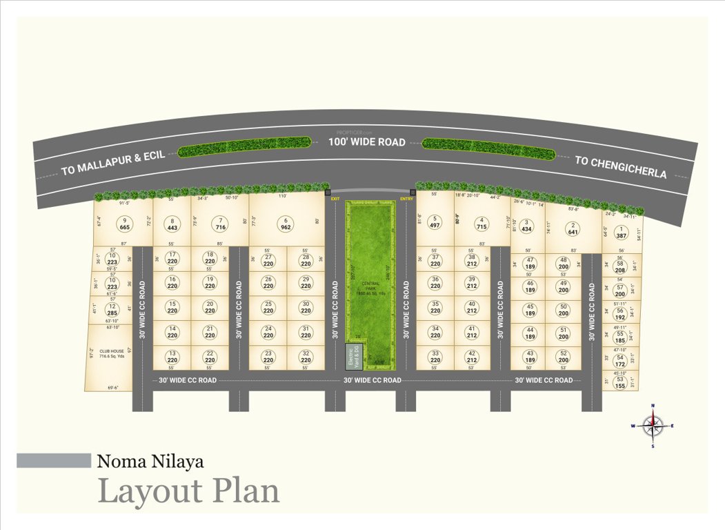  noma aalaya enclave Layout Plan