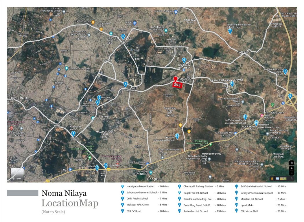  noma aalaya enclave Location Plan