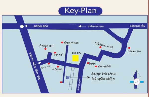  raviraj-complex Location Plan