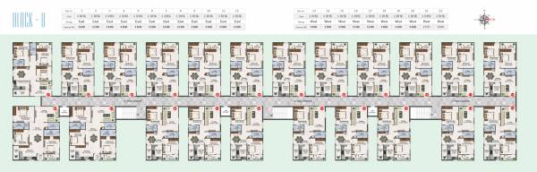  homes Shree Krishna Homes Block B Cluster Plan