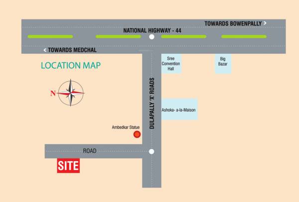  shantha-residency Location Plan