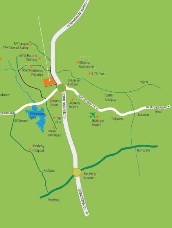  serene park Location Plan