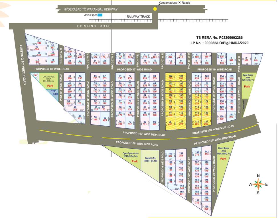  grand dale Layout Plan