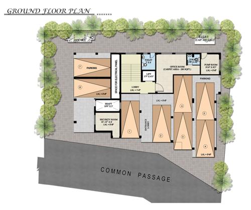  3b-tanupukur 3B Tanupukur Cluster Plan for ground Floor