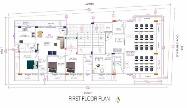 sai-ganesh AG SAI GANESH Cluster Plan for 1st Floor