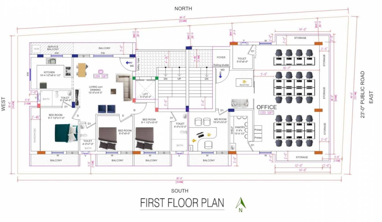  sai ganesh AG SAI GANESH Cluster Plan for 1st Floor
