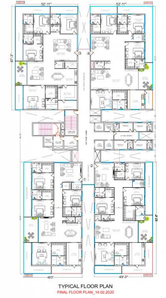  w-by-dsr W By DSR Typical Cluster Plan